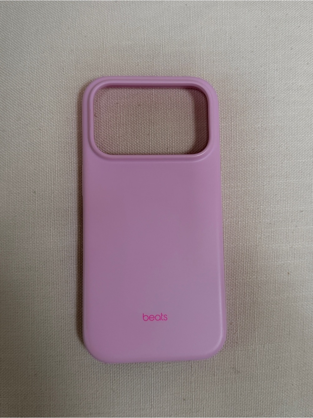 Beats iPhone 17 Pro case in pink
